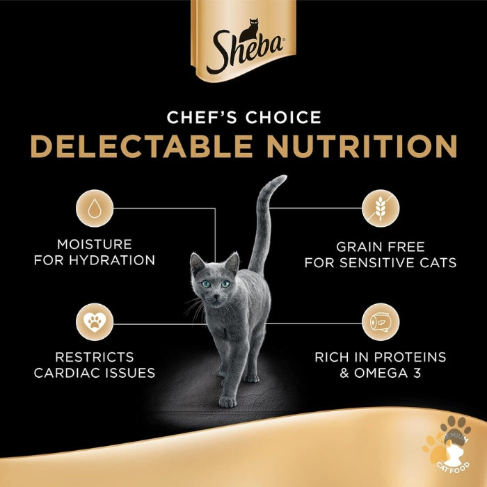 SHEBA SUCCULENT CHICKEN BREAST ADULT WET CAT FOOD