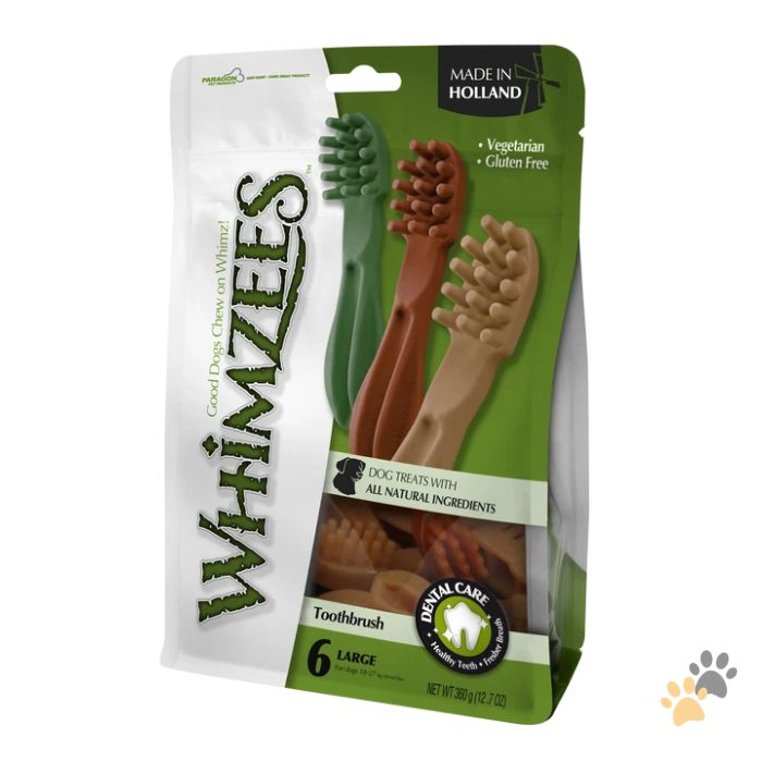 WHIMZEES TOOTHBRUSH STAR DOG TREATS
