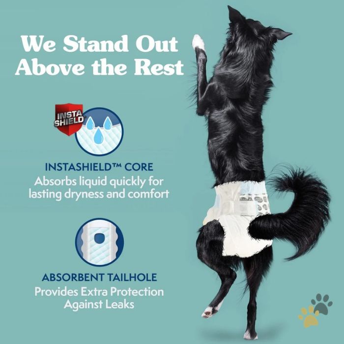 SIMPLE SOLUTION DISPOSABLE FEMALE DOG DIAPERS