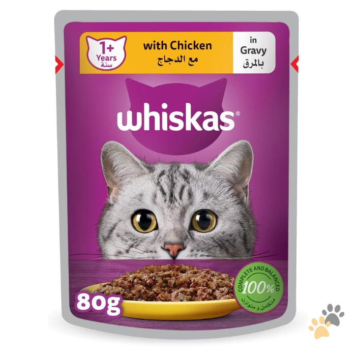 WHISKAS CHICKEN IN GRAVY