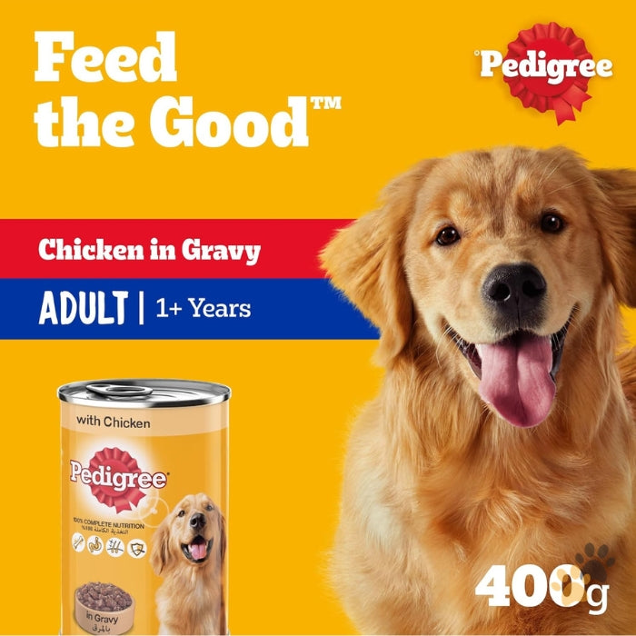 PEDIGREE CHICKEN CHUNKS IN GRAVY ADULT WET DOG FOOD
