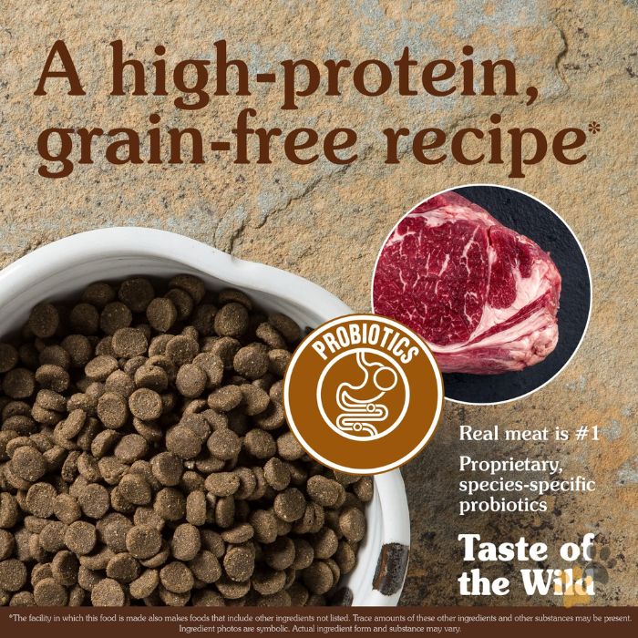 TASTE OF THE WILD HIGH PRAIRIE CANINE RECIPE WITH ROASTED BISON & ROASTED VENISON