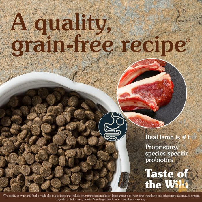 TASTE OF THE WILD SIERRA MOUNTAIN CANINE RECIPE WITH ROASTED LAMB
