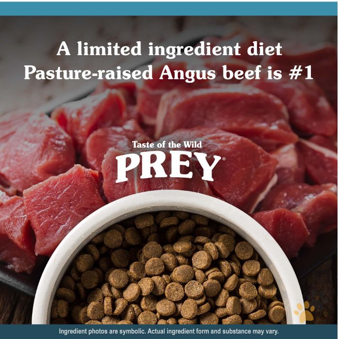 TASTE OF THE WILD PREY ANGUS BEEF FORMULA FOR DOG WITH LIMITED INGREDIENTS