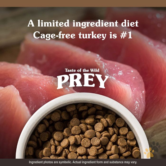 TASTE OF THE WILD PREY TURKEY FORMULA FOR DOG WITH LIMITED INGREDIENTS