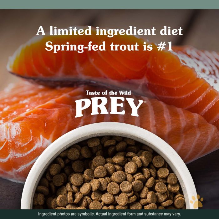 TASTE OF THE WILD PREY TROUT FORMULA FOR DOG WITH LIMITED INGREDIENTS