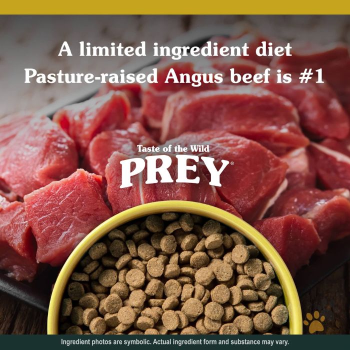 TASTE OF THE WILD PREY ANGUS BEEF FORMULA FOR CAT WITH LIMITED INGREDIENTS