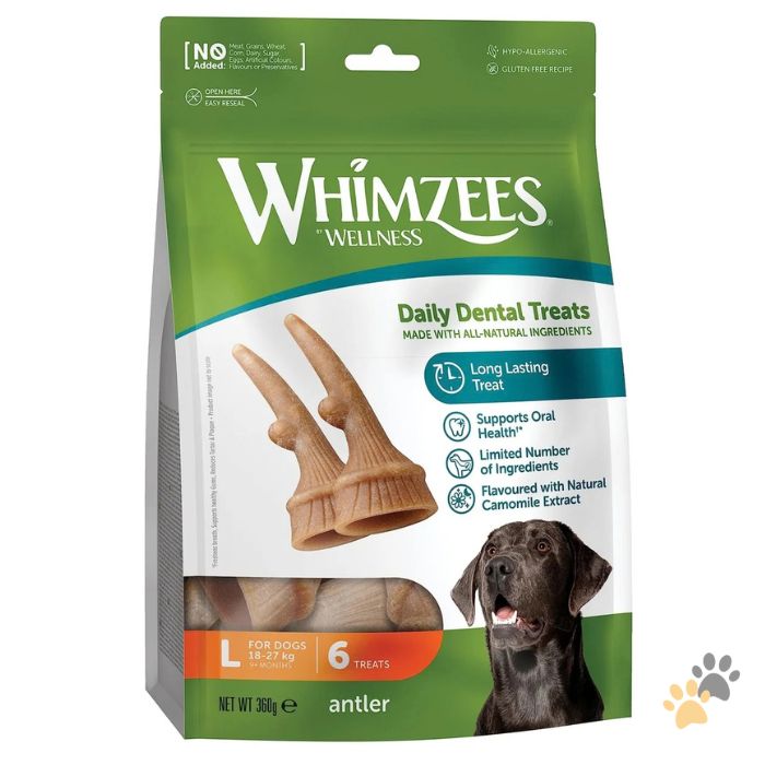 WHIMZEES OCCUPY ANTLER DENTAL DOG CHEWS