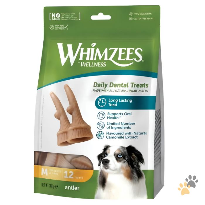 WHIMZEES OCCUPY ANTLER DENTAL DOG CHEWS