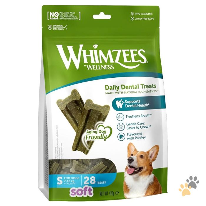 WHIMZEES SOFT DAILY DENTAL DOG TREATS VALUE BAG