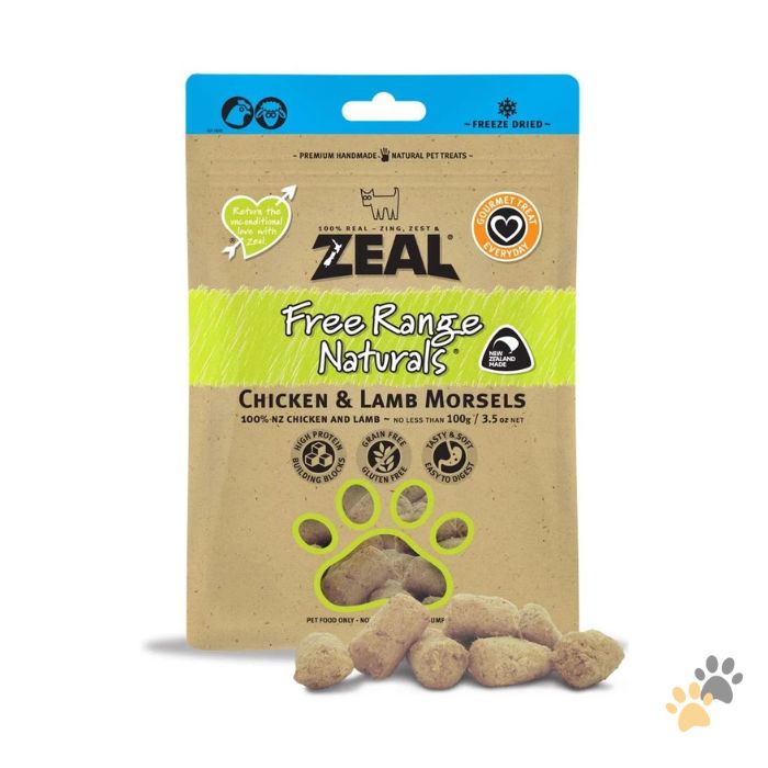 ZEAL FREE RANGE NATURALS MORSELS DOG TREATS
