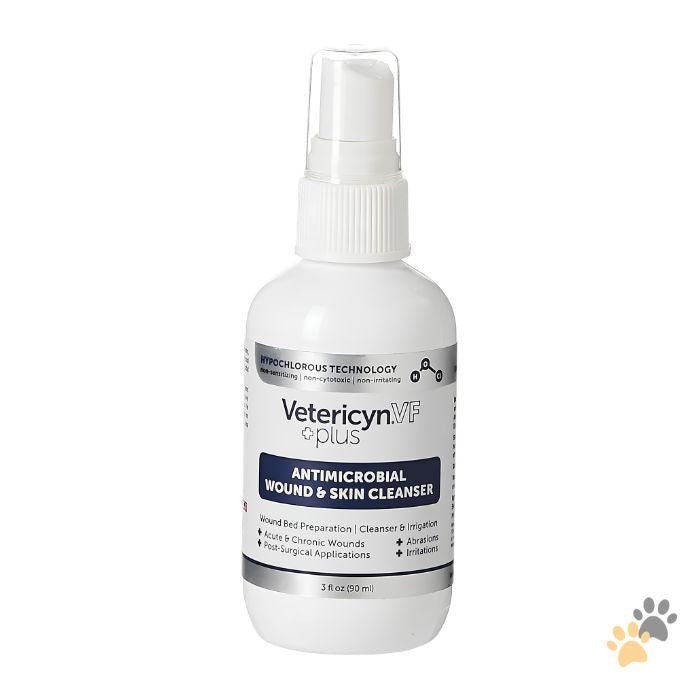 VETERICYN VF PLUS ANTIMICROBIAL WOUND AND SKIN CLEANSER