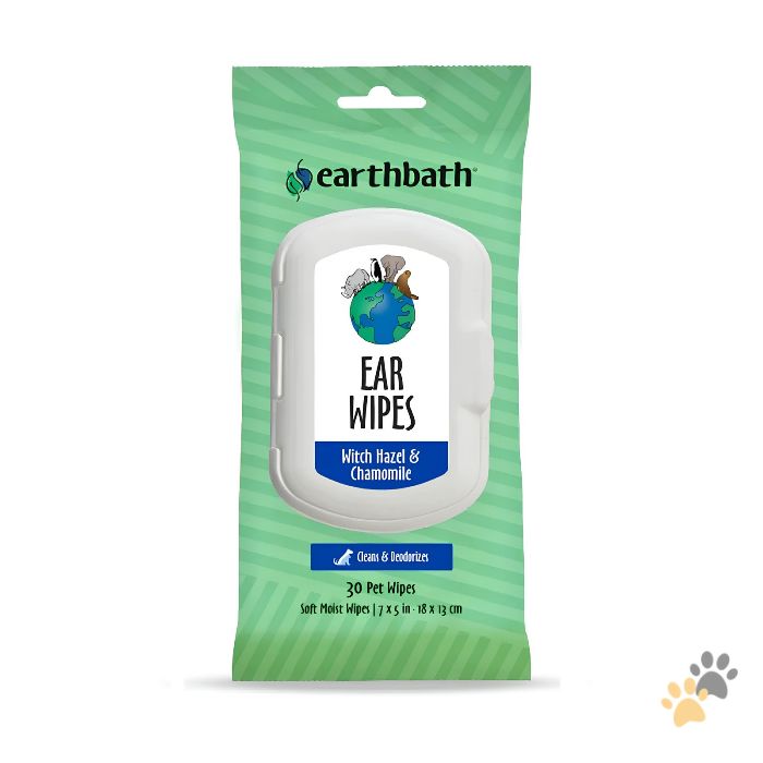 EARTHBATH EAR WIPES WITH WITCH HAZEL & CHAMOMILE