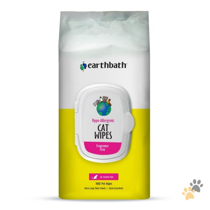 EARTHBATH HYPO-ALLERGENIC CAT WIPES