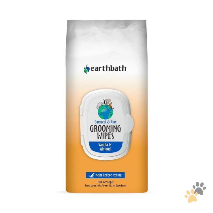 EARTHBATH OATMEAL & ALOE GROOMING WIPES