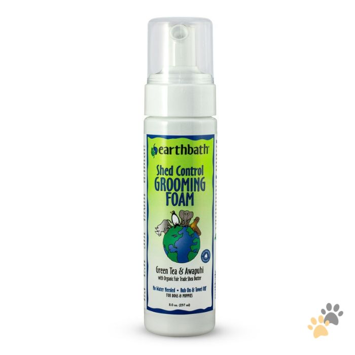 EARTHBATH SHED CONTROL WATERLESS FOAM FOR DOGS & PUPPIES