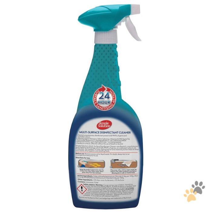 SIMPLE SOLUTION MULTI-SURFACE DISINFECTANT CLEANER