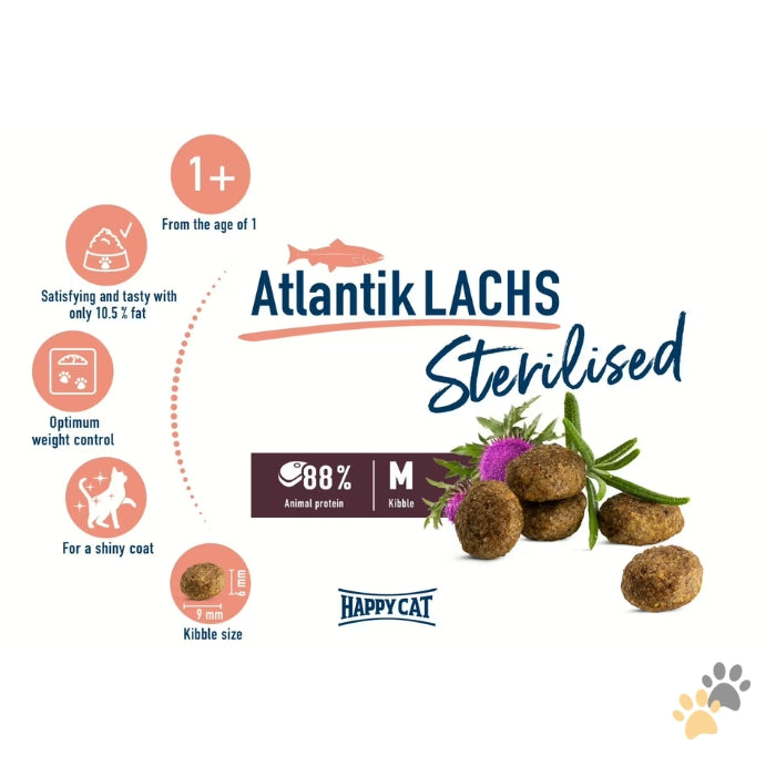 HAPPY CAT STERILISED ADULT ATLANTIC SALMON