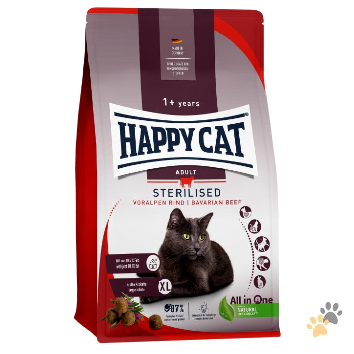 HAPPY CAT STERILISED ADULT BAVARIAN BEEF