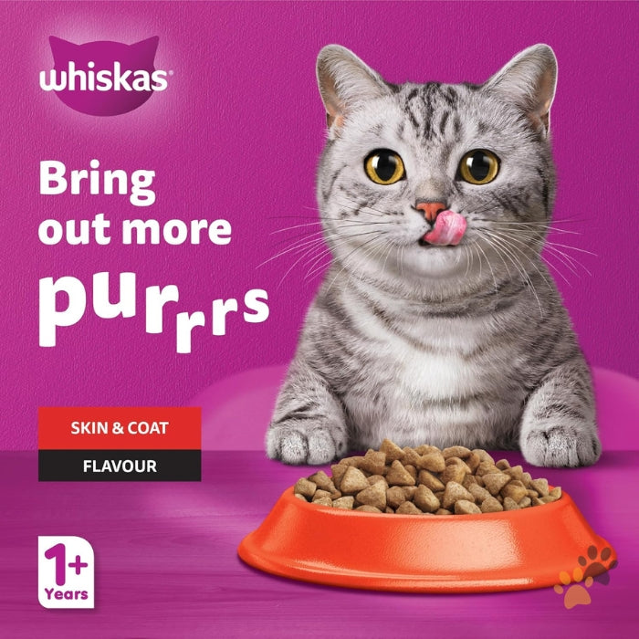 WHISKAS SKIN & COAT ADULT DRY CAT FOOD