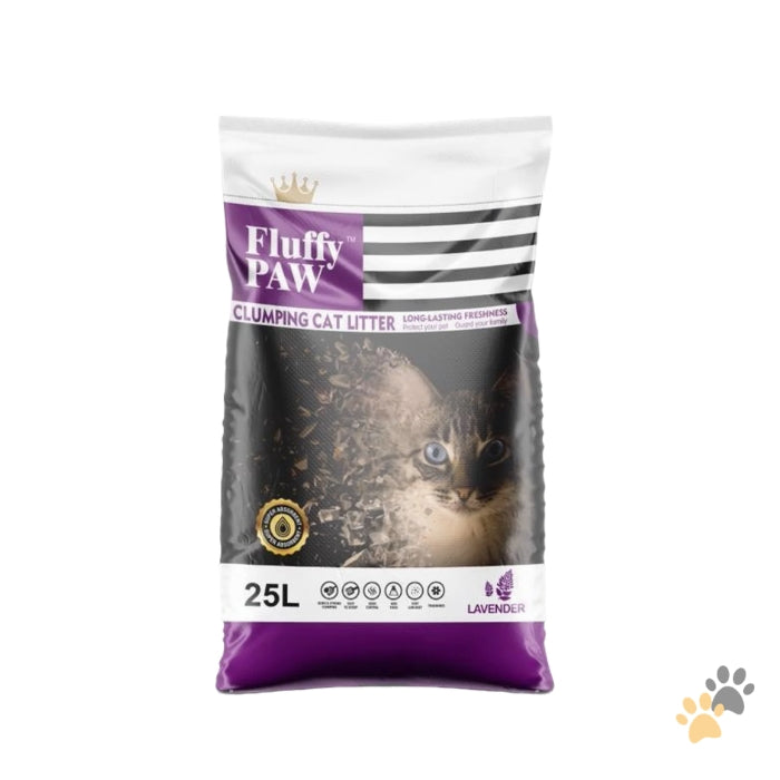FLUFFY PAW BENTONITE CAT LITTER