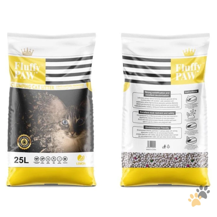 FLUFFY PAW BENTONITE CAT LITTER