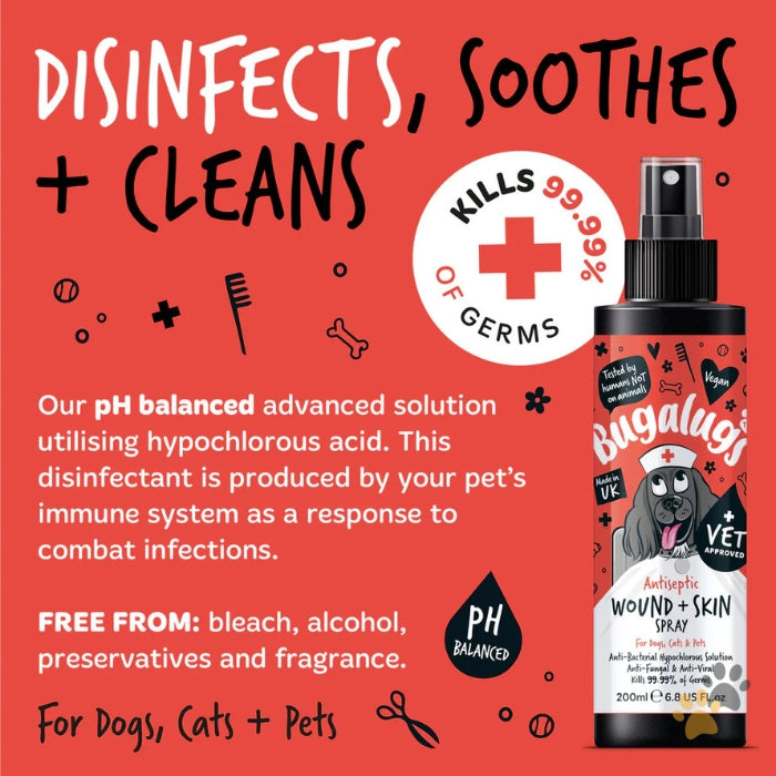 BUGALUGS ANTISEPTIC WOUND SKIN SPRAY