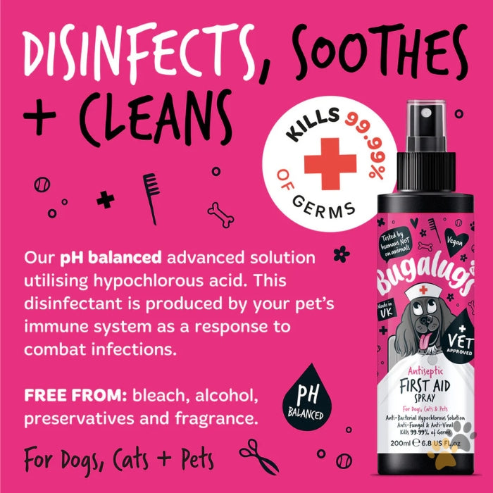 BUGALUGS ANTISEPTIC FIRST AID SPRAY