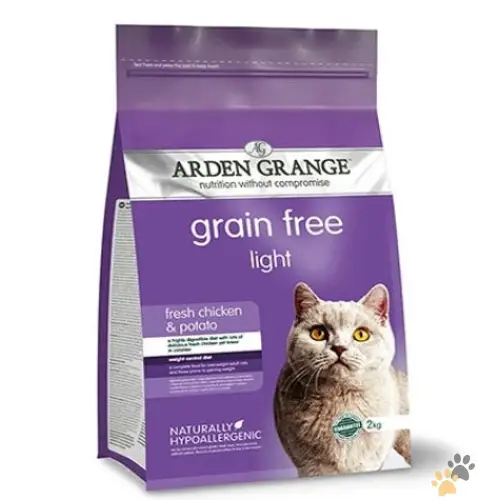 Arden Grange Grain Free Adult Light Fresh Chicken & Potato Dry Cat Food - 2 Kg - Cat Food