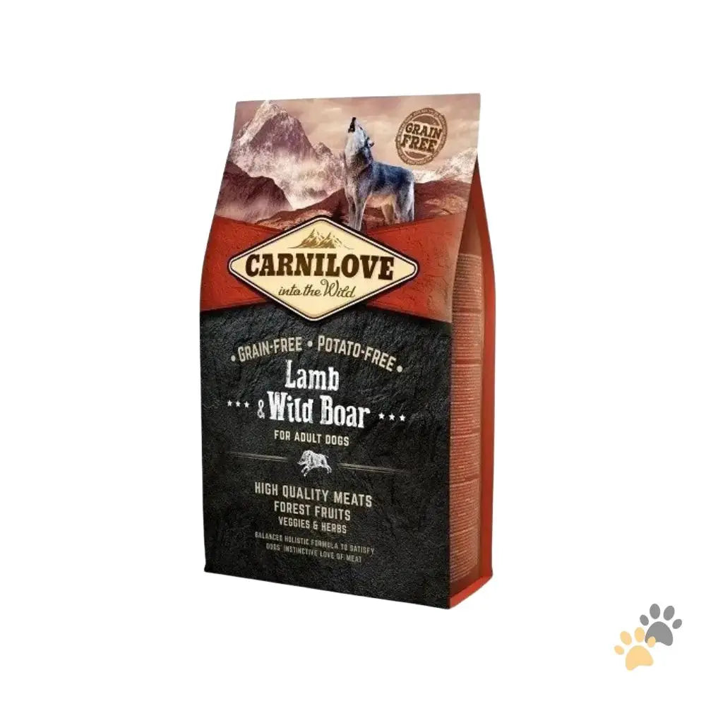 Carnilove Lamb & Wild Boar Adult Dog Food 4 Kg - 4 Kg - Dog Food