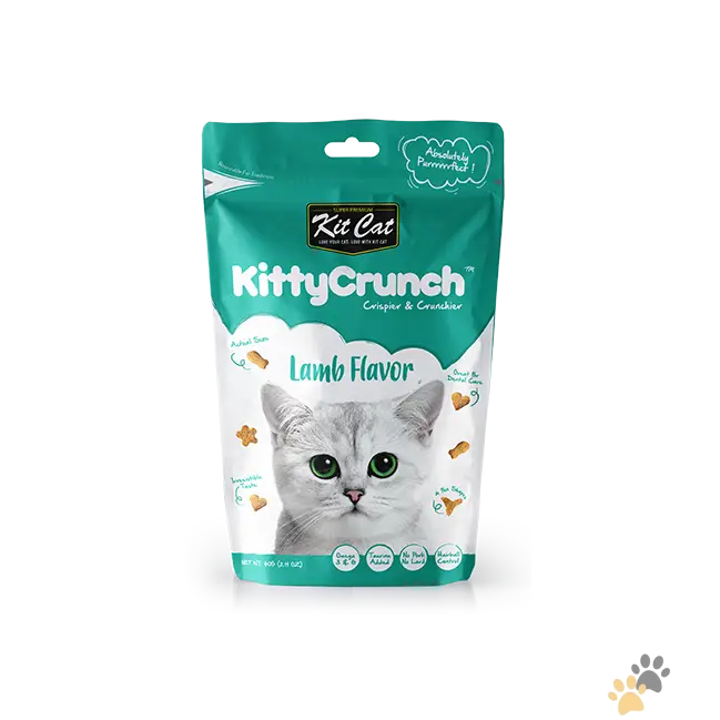 Kit Cat Kitty Crunch Cat Treats - Lamb - Cat Food