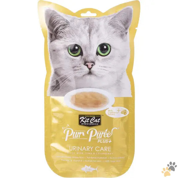 Kit Cat Purr Puree - Tuna & Cranberry - Cat Food
