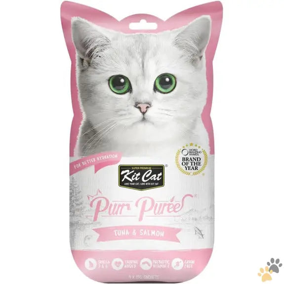 Kit Cat Purr Puree - Tuna & Salmon - Cat Food