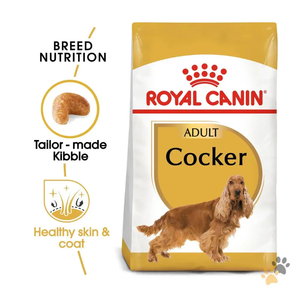 Royal Canin Breed Health Nutrition Cocker Adult Dry Dog Food - 3 Kg - Dog Food