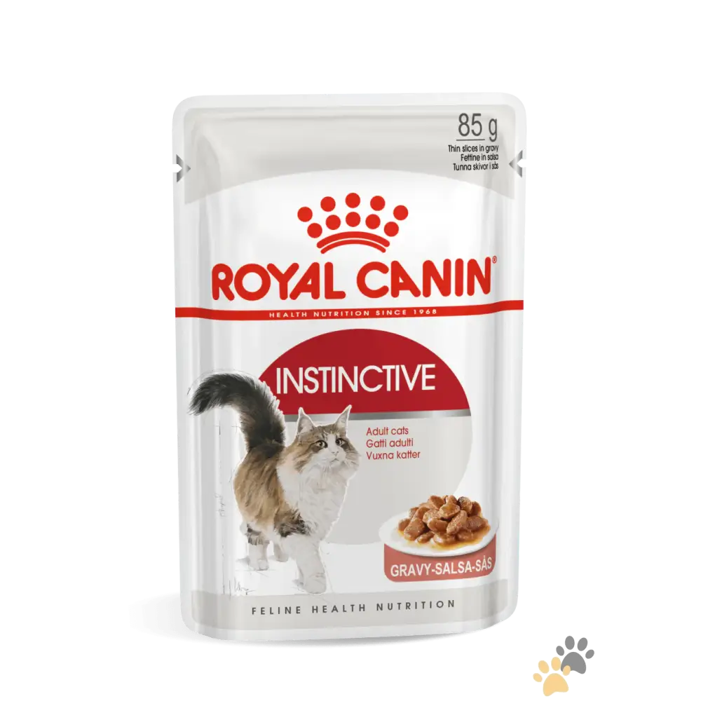 Royal Canin Feline Health Nutrition Instinctive Adult Cats Gravy Wet Cat Food - Pack of 12 - Cat Food