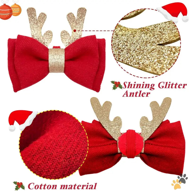 Christmas Cat Collar Adjustable 8-12 - 1christmas Tree / Neck: 8’’-12’’ - 2 Pack Christmas Cat Collar