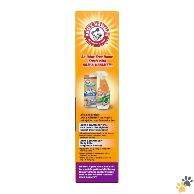 Arm & Hammer Cat Litter Deodorizer - 2 - (2 Pack) Double Duty Cat Litter Deodorizer and Pet Odor Eliminator 33 Oz Box.