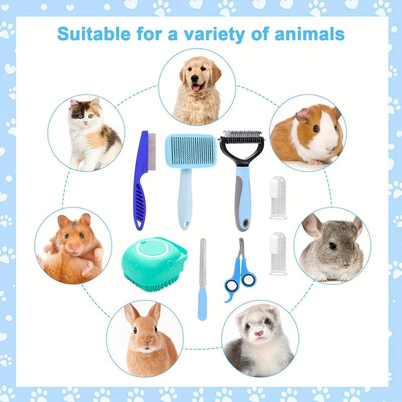 8-piece Pet Grooming Kit