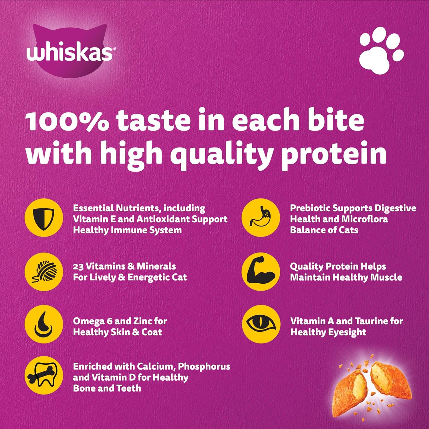 WHISKAS CHICKEN DRY CAT FOOD