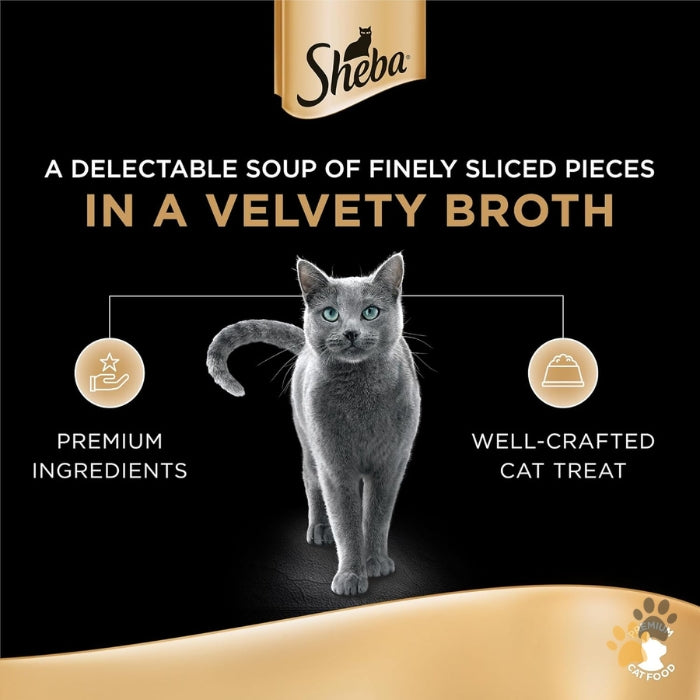 SHEBA ADULT CAT SOUP WITH TUNA