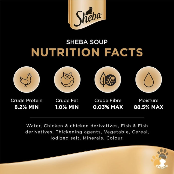 SHEBA ADULT CAT SOUP WITH TUNA