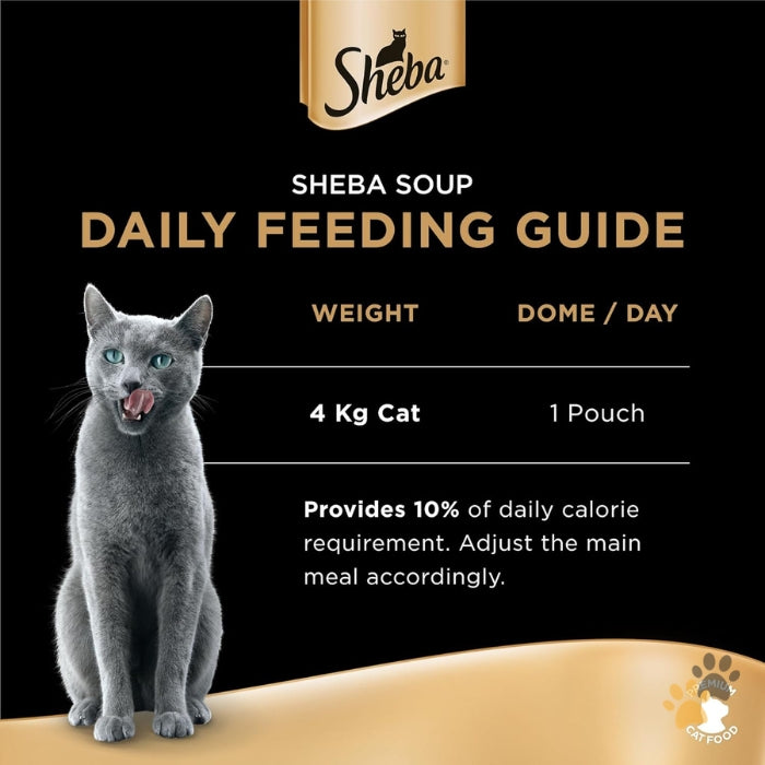 SHEBA ADULT CAT SOUP WITH TUNA