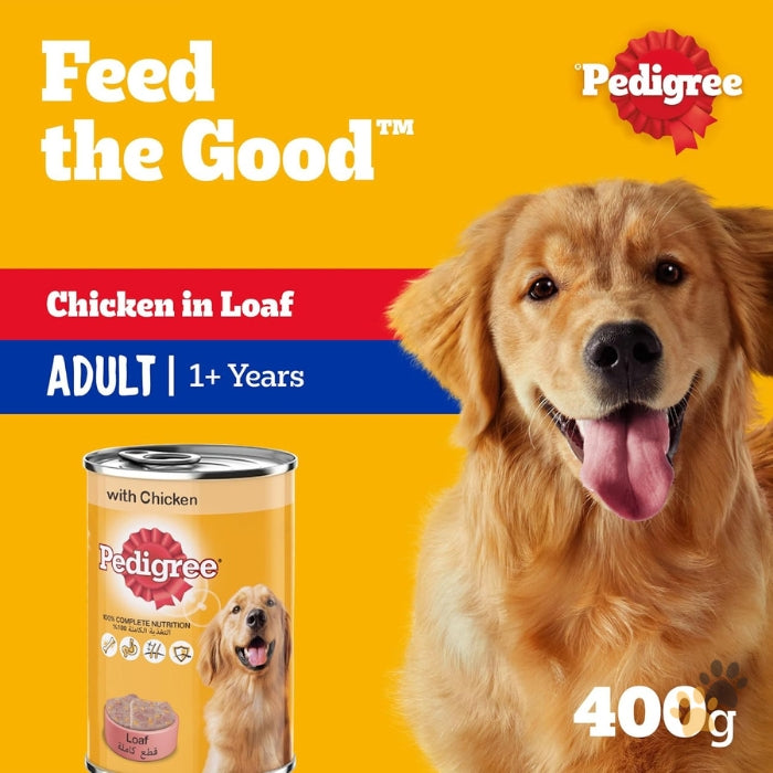 PEDIGREE CHICKEN IN LOAF WET DOG FOOD