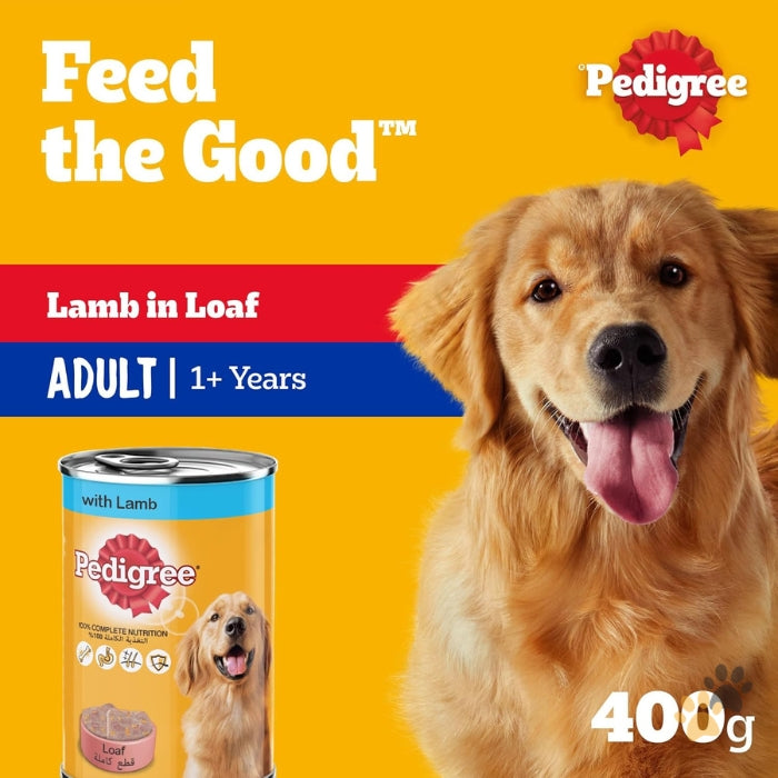 PEDIGREE LAMB IN LOAF WET DOG FOOD