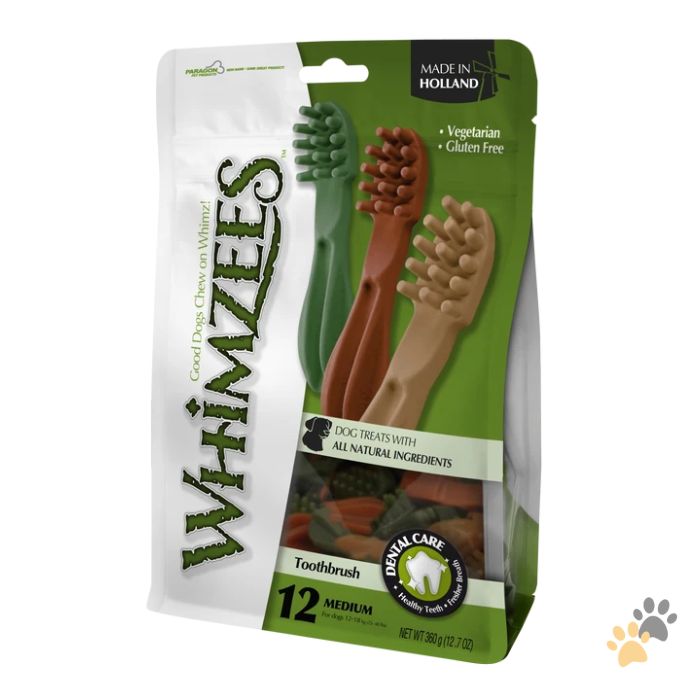 WHIMZEES TOOTHBRUSH STAR DOG TREATS