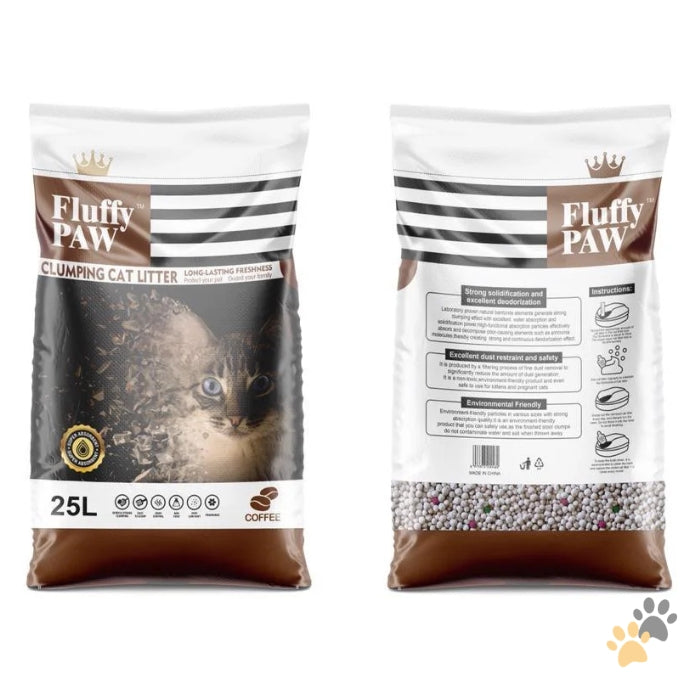 FLUFFY PAW BENTONITE CAT LITTER