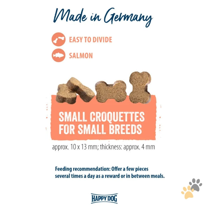 HAPPY DOG NATURCROQ MINI SALMON & RICE SNACK