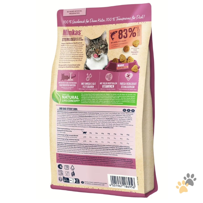 HAPPY CAT MINKAS STERILISED SALMON