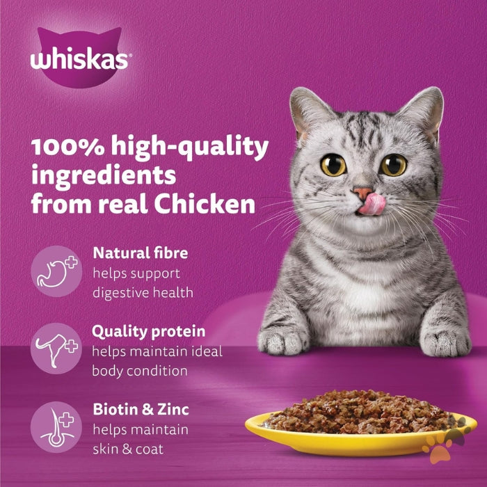 WHISKAS CHICKEN IN GRAVY