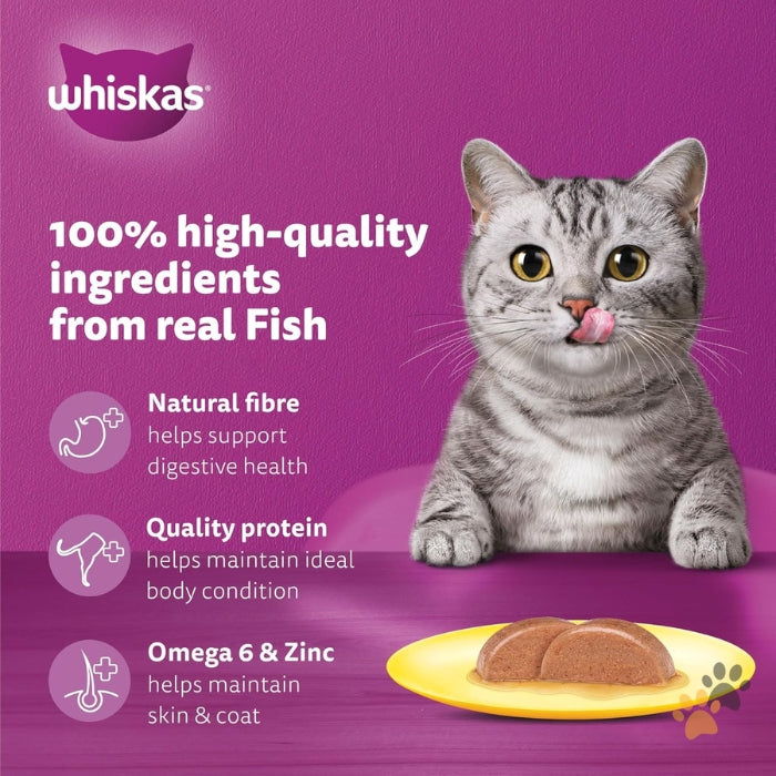 WHISKAS TUNA IN JELLY COMPLETE & BALANCED NUTRITION